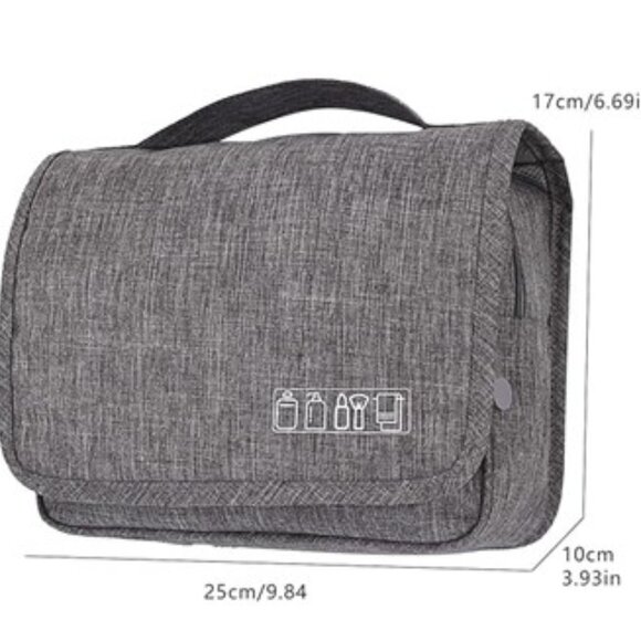 New! Travel Toiletry Bag, Portable Hanging Organizer, Travel-Size Accessories - Picture 3 of 4